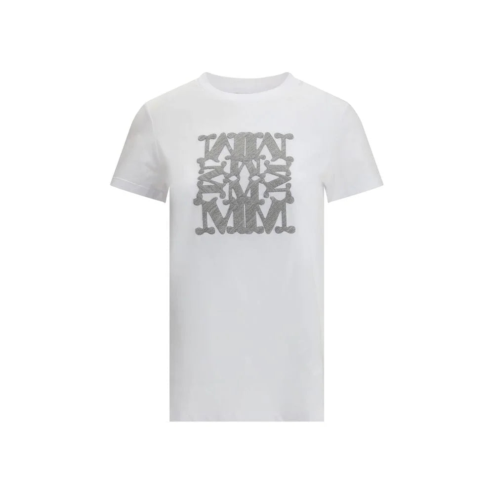 Max Mara Embroidered monogram T-shirt - T-Shirts