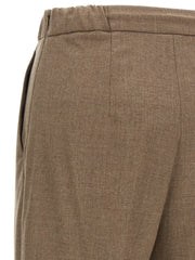 Max Mara Gray Cashmere Casual Pants