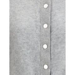 Max Mara Gray Cashmere Coat - M