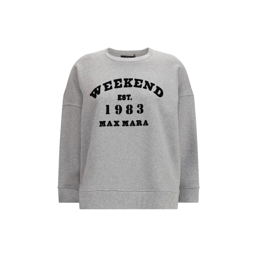Max Mara Gray Cotton Sweatshirt
