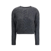 Max Mara Gray Polyamide Sweatshirt