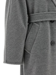 Max Mara Gray Virgin Wool Coat
