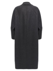 Max Mara Gray Virgin Wool Coat - IT38