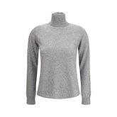 Max Mara Gray Wool Turtleneck - L