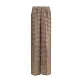 Max Mara Multicolor Silk Casual Pants