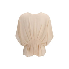 Max Mara Fargerik silkekåpe