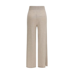 Max Mara Pure Beige Cashmere Casual Pants - S