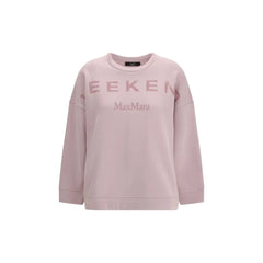Max Mara Fioletowy Swet Casual z Bawełny - Bluzy