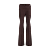 Max Mara Purple Polyester Dress Pants - Trousers