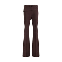 Max Mara Purple Polyester Dress Pants - Trousers