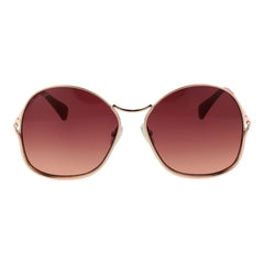 Max Mara Rose Gold Metal Sunglasses