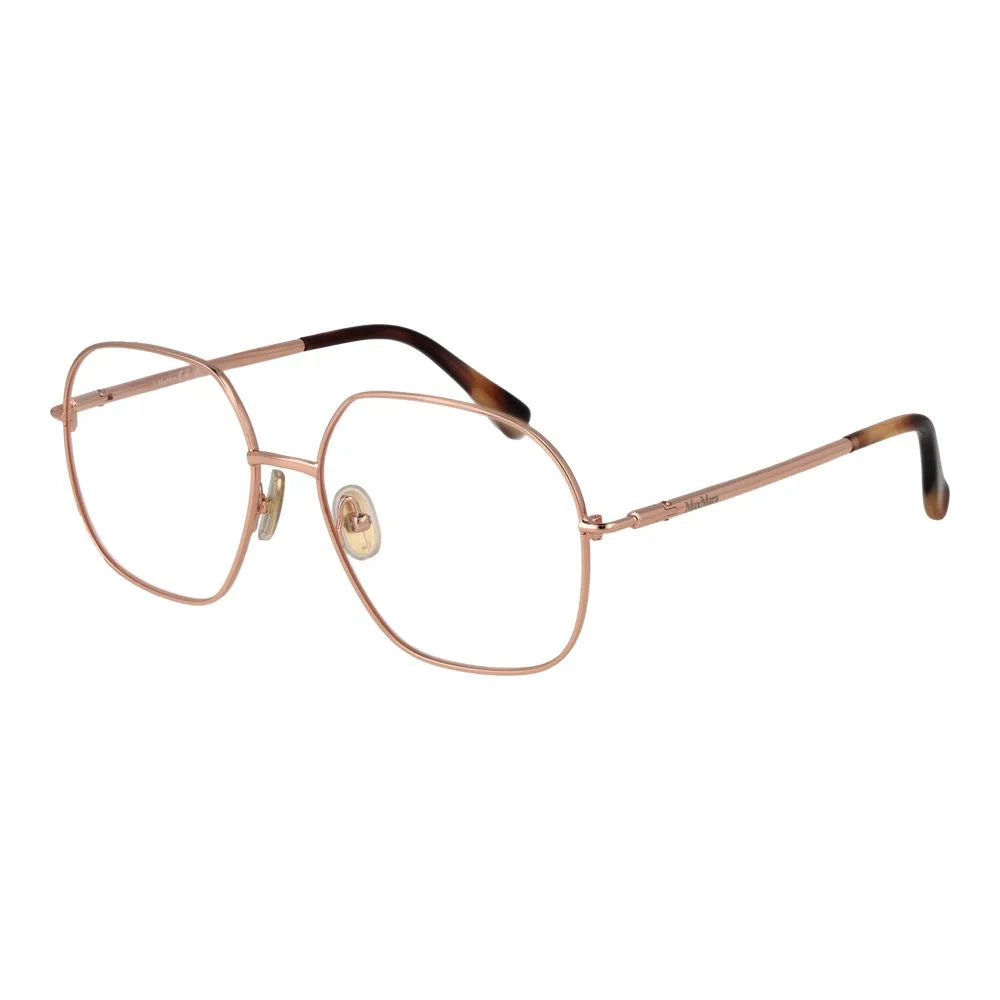 Max Mara Rose Gold Women Glasses Frame - Eyeglasses
