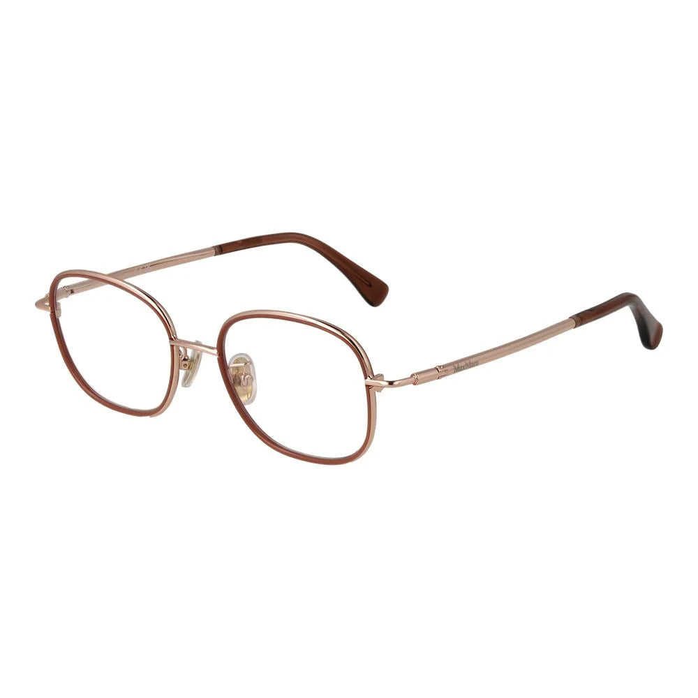 Max Mara Rose Gold Women Glasses Frame - Eyeglasses