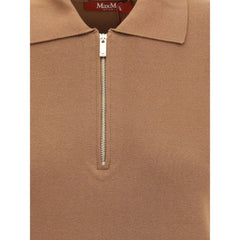 Max Mara Teti Zip Polo Shirt - S - Polos