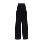 Max Mara Velvet Wide leg Pants - Trousers