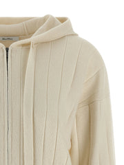 Max Mara White Cashmere Cardigan - XS