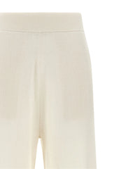Max Mara White Cashmere Casual Pants