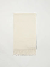 Max Mara White Cashmere Scarf