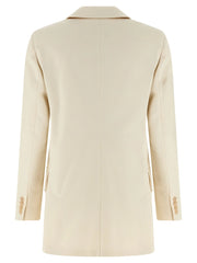 Max Mara White Cotton Blazer - IT44