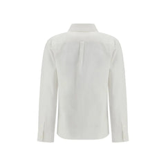 Max Mara White Cotton Dress Shirt