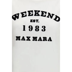 Max Mara White Cotton T-Shirt