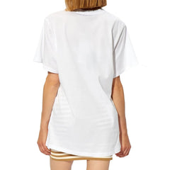 Max Mara White Cotton T-Shirt - L
