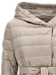 Max Mara White Polyamide Full-Length Jacket - IT40