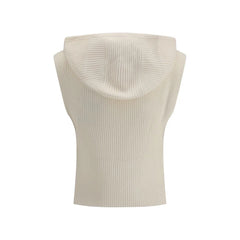 Max Mara White Wool Sweatshirt