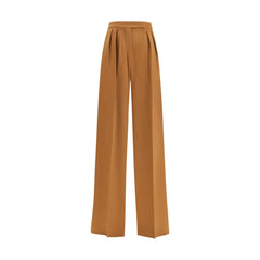 Max Mara Wide Camel Drap Pants - IT40 | M - Trousers