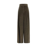 Max Mara Wide-Leg Velvet Pants - IT38 | S - Trousers