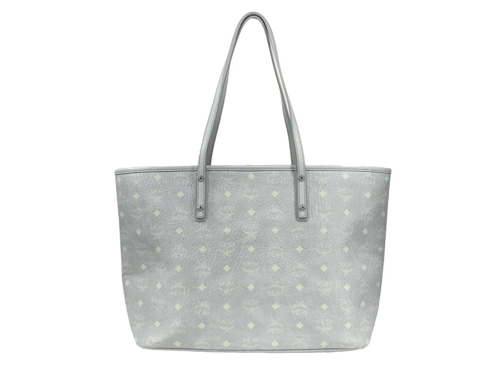 MCM Aren Leather Shoulder Tote Bag