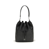 MCM Black Calf Leather Bos Taurus Backet Bag