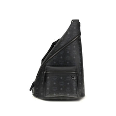 MCM Black Fabric Shoulder Bag