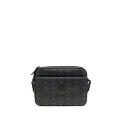 MCM Black Fabric Shoulder Bag