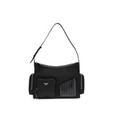 MCM Black Fabric Shoulder Bag