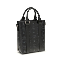 MCM Black Fabric Shoulder Bag