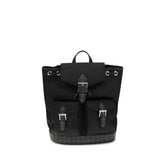 MCM Black Nylon Backpack
