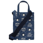 MCM Blue Fabric Handbag - Shopper Bags