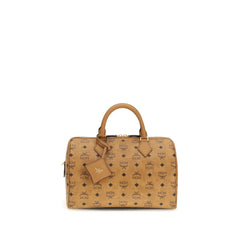 MCM Brown Fabric Shoulder Bag