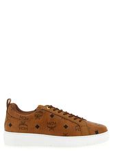 MCM Bruin Polyethyleen Low Top Sneakers