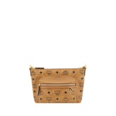 MCM Brown Polyethylene Shoulder Bag