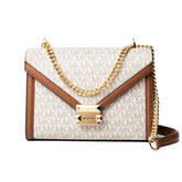 Michael Kors Beige Canvas Shoulder Bag