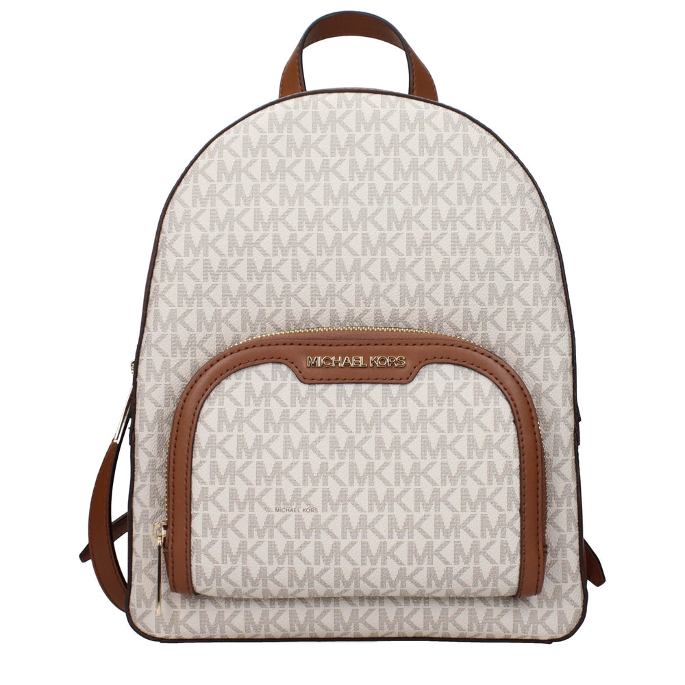 Michael Kors Beige Fabric Backpacks