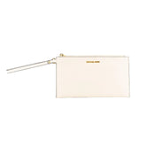 Michael Kors Beige Leather Clutch Bag