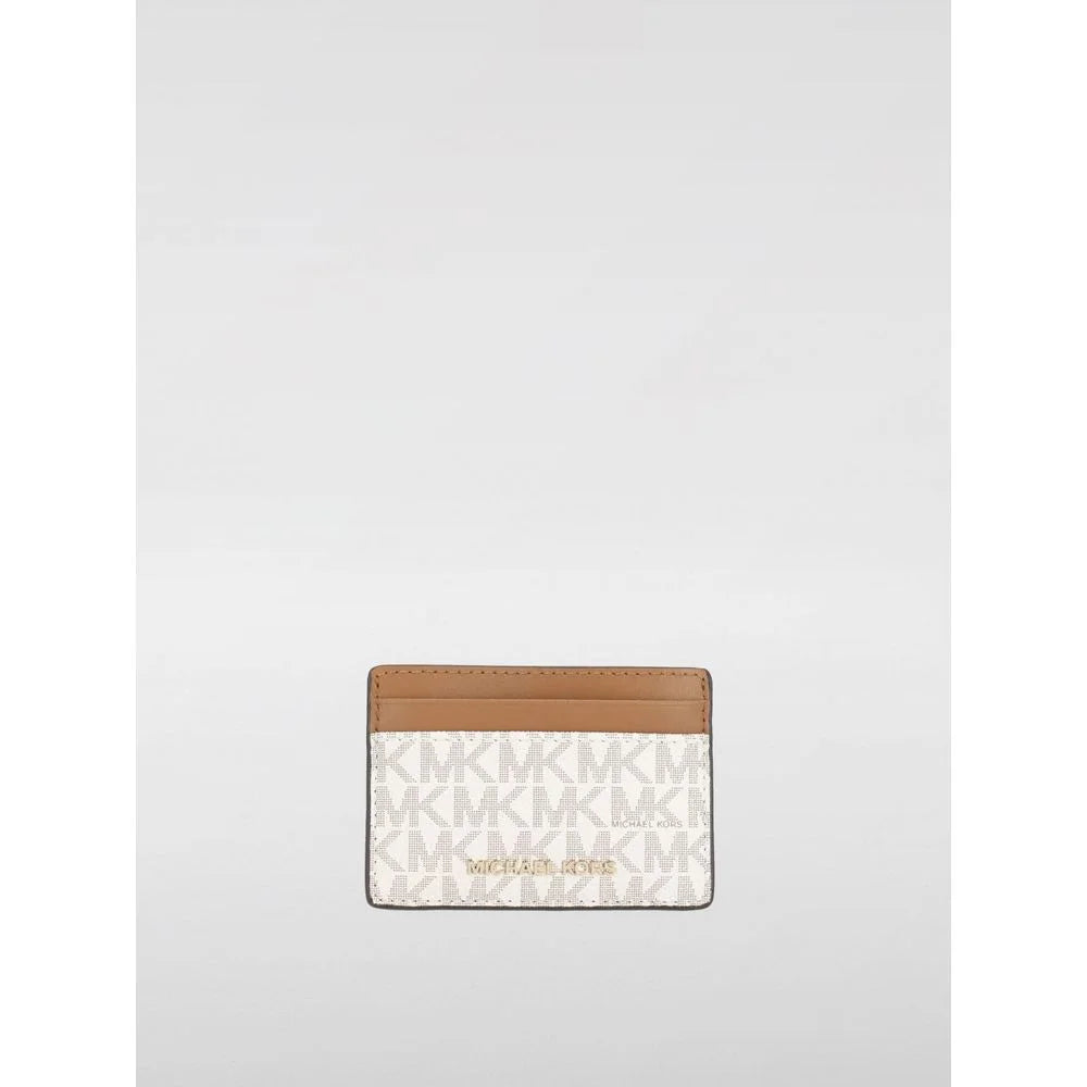 Michael Kors Beige Pvc Cardholder