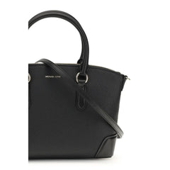 Michael Kors Black Calf Leather Bos Taurus Shoulder Bag