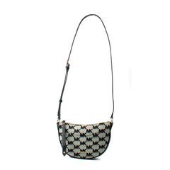 Michael Kors Black Canvas Crossbody Bag