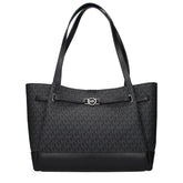 Michael Kors Black Fabric Shoulder Bags