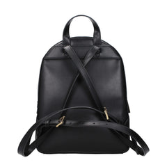 Michael Kors Black Leather Backpacks