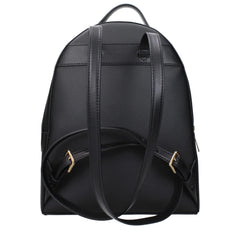 Michael Kors Black Leather Backpacks